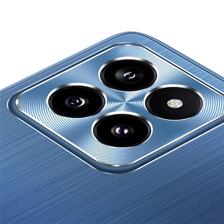 For Xiaomi 14 Pro Case TPU+Metal Brushed Phone Cover with CD Veins Lens Guard