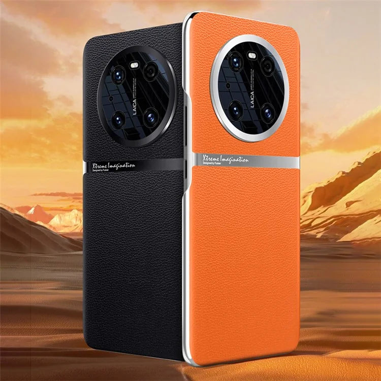 For Huawei Mate 40 Case Drop Proof PU Leather Coated PC Protective Phone Cover