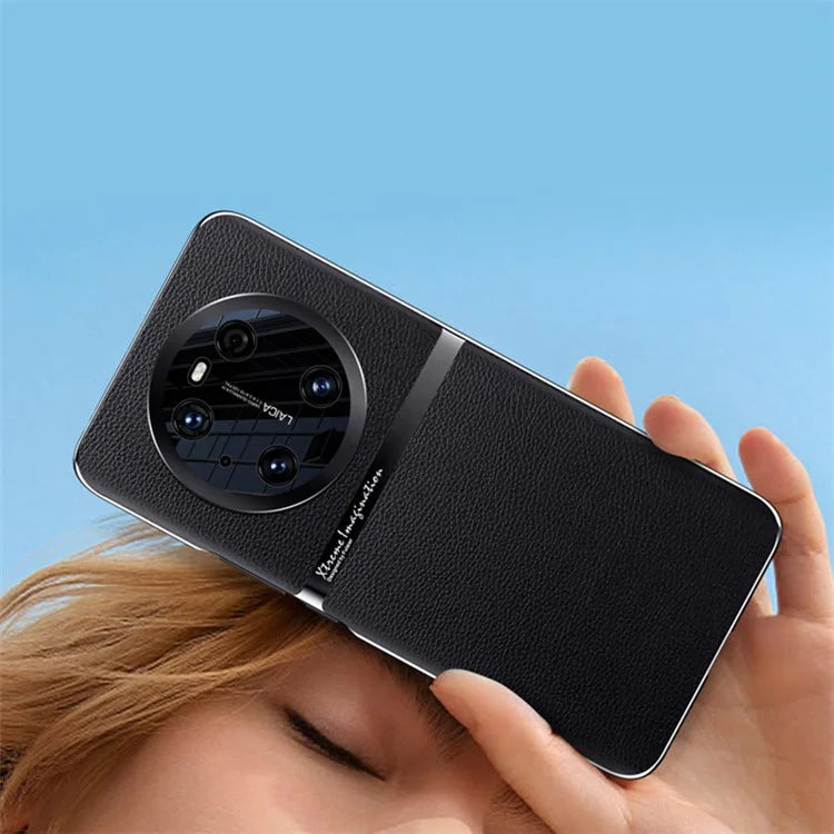 For Huawei Mate 40 Case Drop Proof PU Leather Coated PC Protective Phone Cover