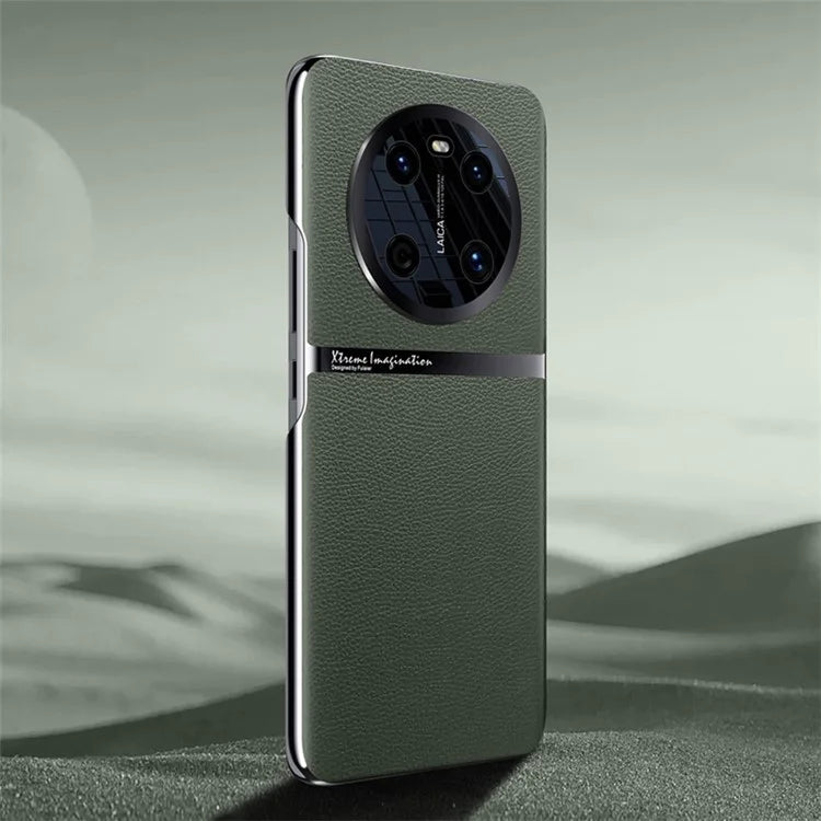For Huawei Mate 40 Case Drop Proof PU Leather Coated PC Protective Phone Cover