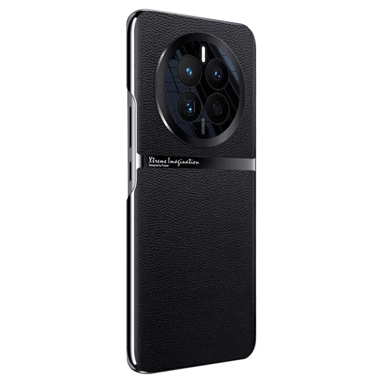 For Huawei Mate 50 4G Case PU Leather Coated Hard PC Fall Proof Phone Cover