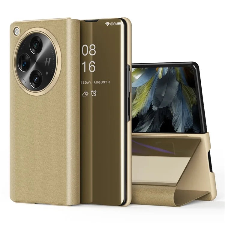 For OnePlus Open/Oppo Find N3 5G Case View Window Leather Stand Phone Cover