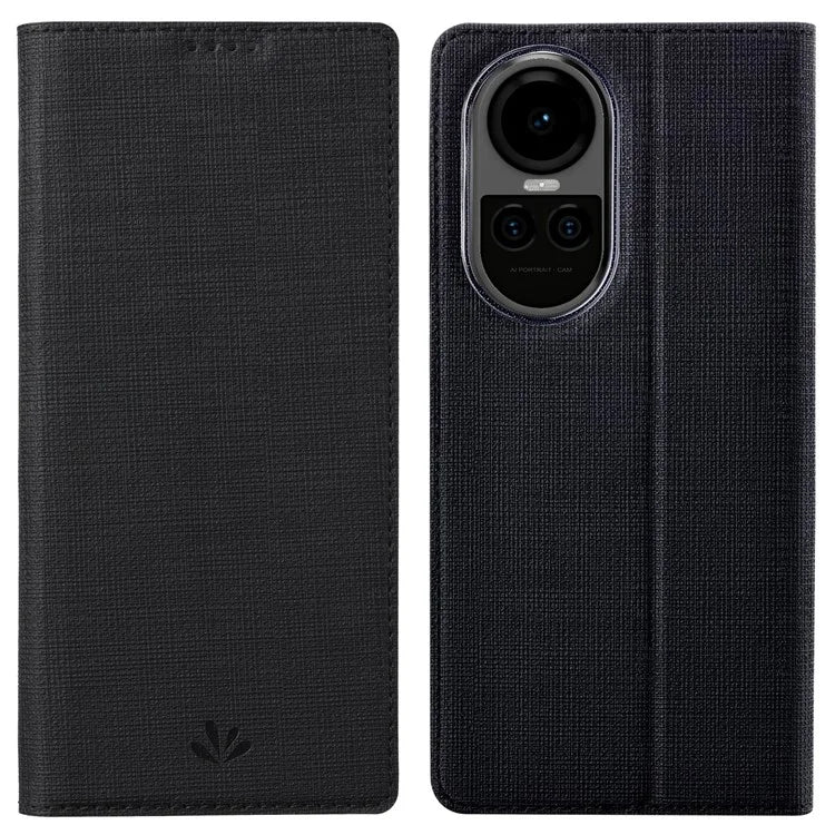 VILI DMX Series For Oppo Reno10 5G (Global) / Reno10 Pro 5G (Global) Case Card Holder Leather Cover