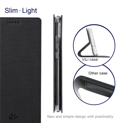 VILI DMX Series For Oppo Reno10 5G (Global) / Reno10 Pro 5G (Global) Case Card Holder Leather Cover