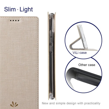 VILI DMX Series For Oppo Reno10 5G (Global) / Reno10 Pro 5G (Global) Case Card Holder Leather Cover