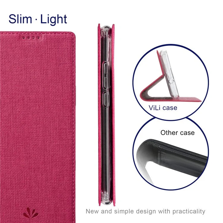 VILI DMX Series For Oppo Reno10 5G (Global) / Reno10 Pro 5G (Global) Case Card Holder Leather Cover