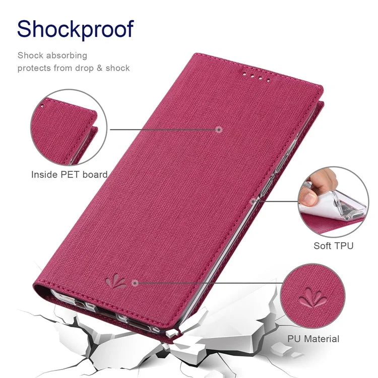 VILI DMX Series For Oppo Reno10 5G (Global) / Reno10 Pro 5G (Global) Case Card Holder Leather Cover