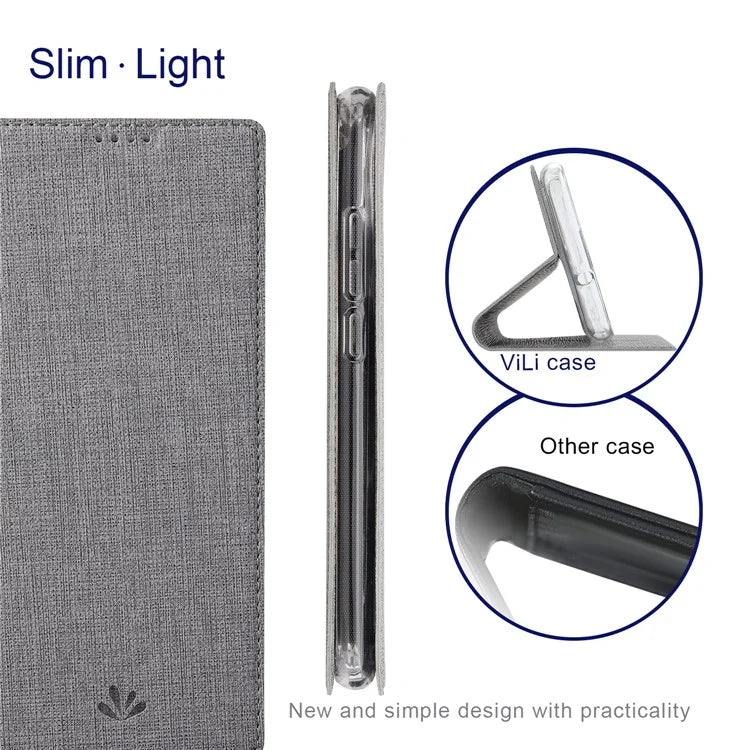 VILI DMX Series For Oppo Reno10 5G (Global) / Reno10 Pro 5G (Global) Case Card Holder Leather Cover