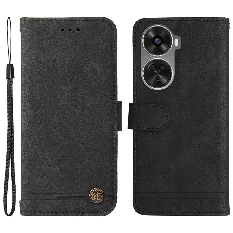 For Huawei nova 11 SE Case Skin-touch Stand Wallet Leather Cover