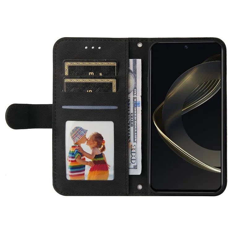 For Huawei nova 11 SE Case Skin-touch Stand Wallet Leather Cover