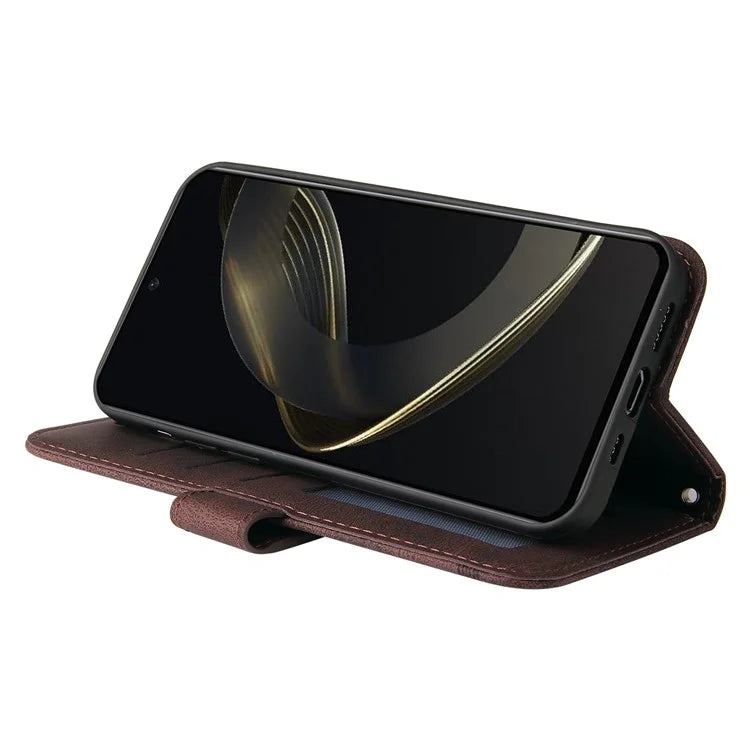 For Huawei nova 11 SE Case Skin-touch Stand Wallet Leather Cover