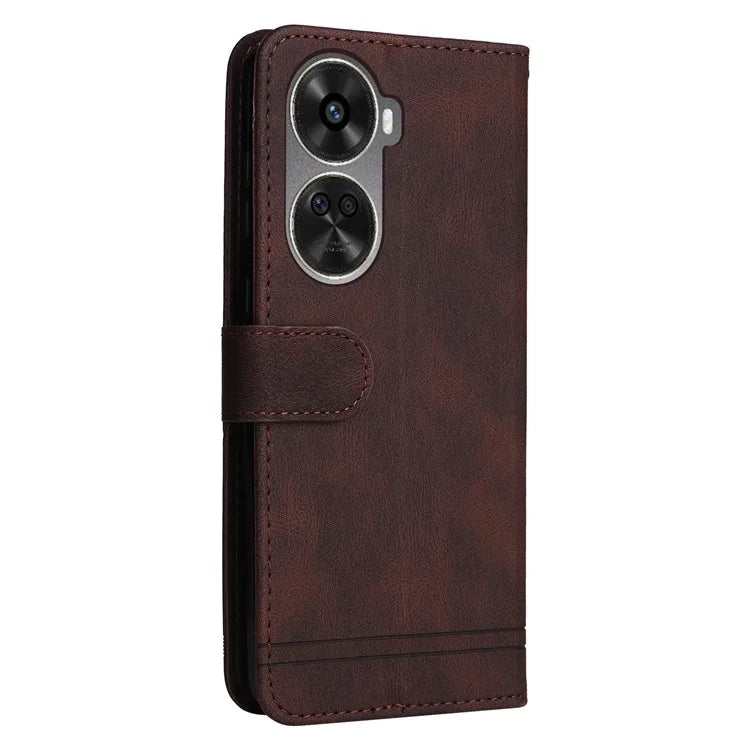 For Huawei nova 11 SE Case Skin-touch Stand Wallet Leather Cover