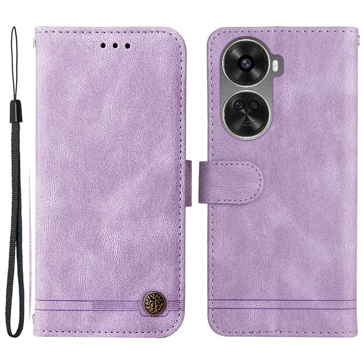 For Huawei nova 11 SE Case Skin-touch Stand Wallet Leather Cover