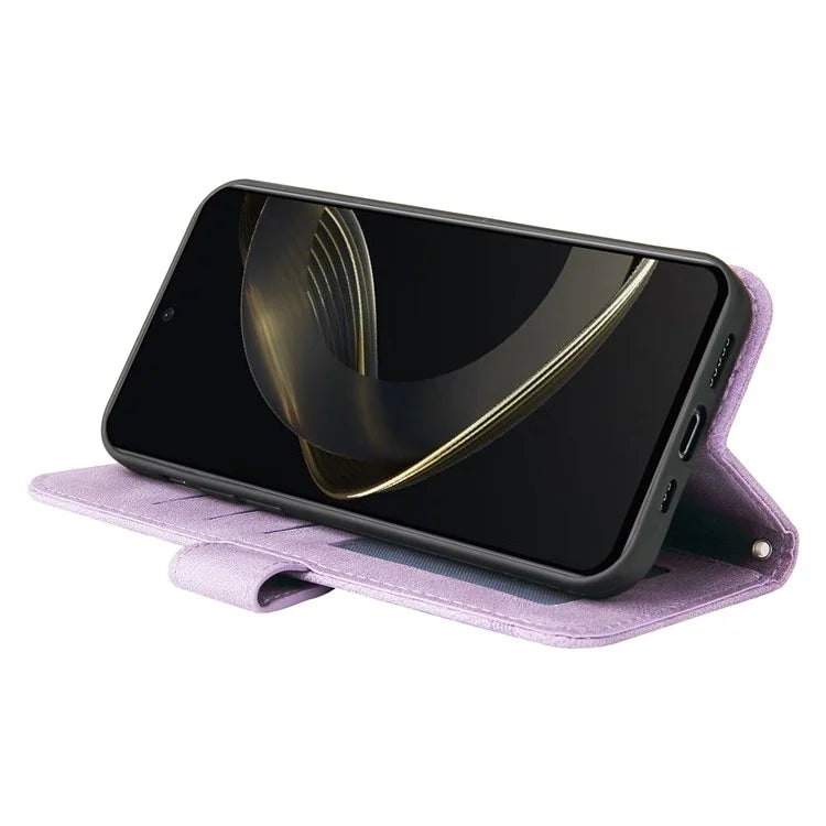 For Huawei nova 11 SE Case Skin-touch Stand Wallet Leather Cover