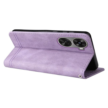 For Huawei nova 11 SE Case Skin-touch Stand Wallet Leather Cover