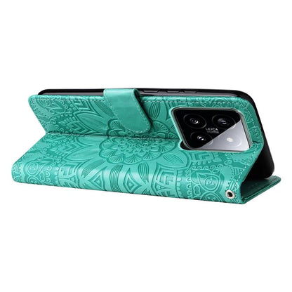 For Xiaomi 14 Case Stand Wallet Shockproof PU Leather Smartphone Cover