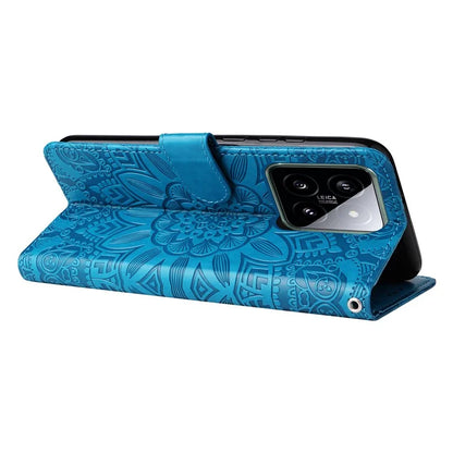 For Xiaomi 14 Case Stand Wallet Shockproof PU Leather Smartphone Cover