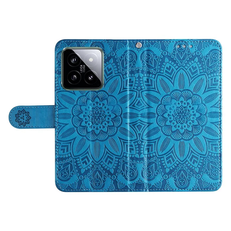 For Xiaomi 14 Case Stand Wallet Shockproof PU Leather Smartphone Cover