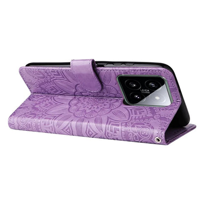 For Xiaomi 14 Case Stand Wallet Shockproof PU Leather Smartphone Cover