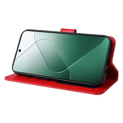For Xiaomi 14 Case Stand Wallet Shockproof PU Leather Smartphone Cover