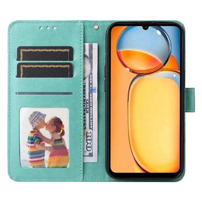 For Xiaomi Redmi 13C 4G / Poco C65 4G Phone Case Anti-fall PU Leather Stand Wallet Cover