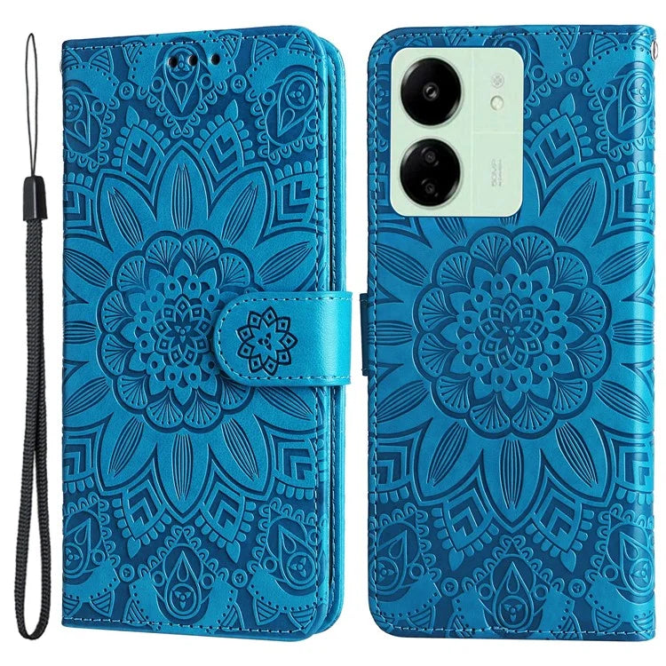 For Xiaomi Redmi 13C 4G / Poco C65 4G Phone Case Anti-fall PU Leather Stand Wallet Cover