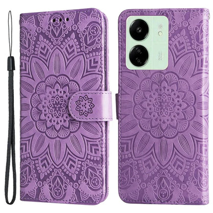 For Xiaomi Redmi 13C 4G / Poco C65 4G Phone Case Anti-fall PU Leather Stand Wallet Cover