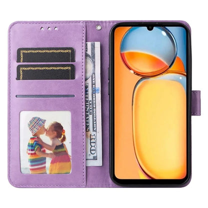 For Xiaomi Redmi 13C 4G / Poco C65 4G Phone Case Anti-fall PU Leather Stand Wallet Cover
