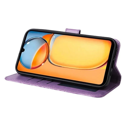 For Xiaomi Redmi 13C 4G / Poco C65 4G Phone Case Anti-fall PU Leather Stand Wallet Cover