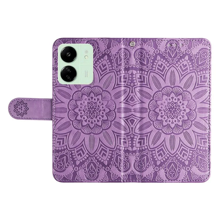 For Xiaomi Redmi 13C 4G / Poco C65 4G Phone Case Anti-fall PU Leather Stand Wallet Cover