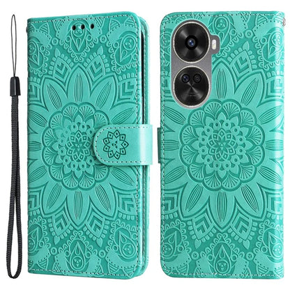 For Huawei nova 11 SE Case Sunflower Imprinted PU Leather Wallet Cover