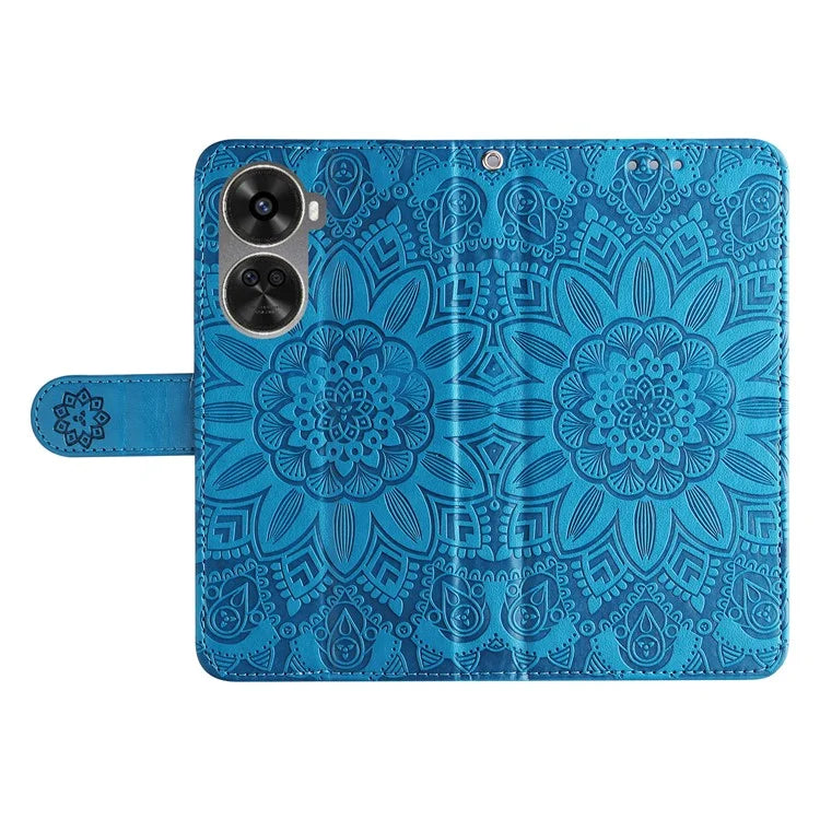 For Huawei nova 11 SE Case Sunflower Imprinted PU Leather Wallet Cover