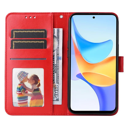 For Honor Play 50 Plus 5G Case Sunflower Imprinted Wallet Leather Cover
