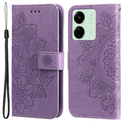 For Xiaomi Redmi 13C 4G / Poco C65 4G Case Anti-Scratch PU Leather Wallet Phone Cover