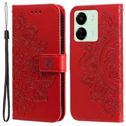 For Xiaomi Redmi 13C 4G / Poco C65 4G Case Anti-Scratch PU Leather Wallet Phone Cover