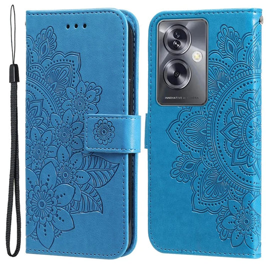 Wallet Phone Case for Oppo A79 5G / A2 5G Case Anti-Drop Imprinted PU Leather Flip Cover