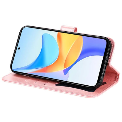 For Honor Play 50 Plus 5G Case Protective Wallet Phone Case Imprinted PU Leather Flip Cover