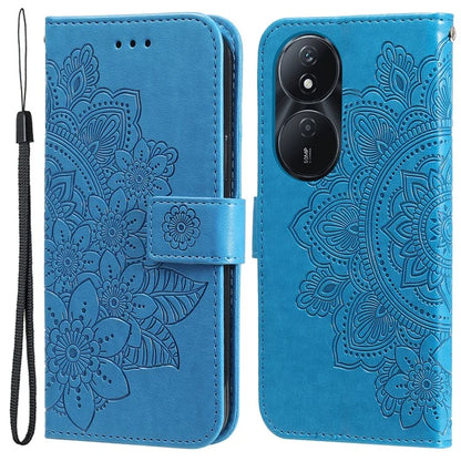 For Honor Play 50 Plus 5G Case Protective Wallet Phone Case Imprinted PU Leather Flip Cover