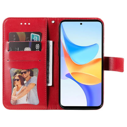 For Honor Play 50 Plus 5G Case Protective Wallet Phone Case Imprinted PU Leather Flip Cover