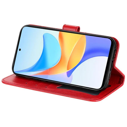 For Honor Play 50 Plus 5G Case Protective Wallet Phone Case Imprinted PU Leather Flip Cover