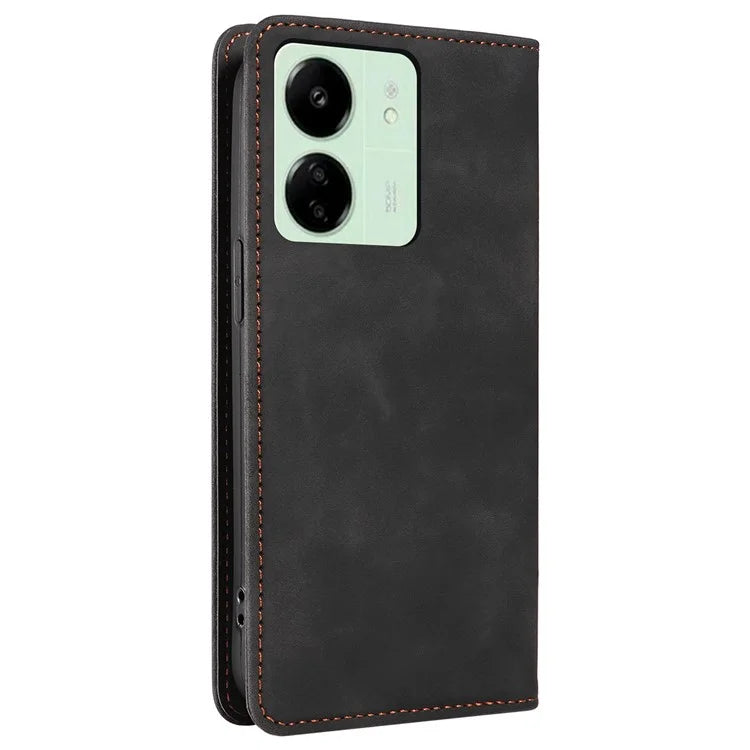 BETOPNICE 003 for Xiaomi Redmi 13C 4G / Poco C65 4G Case RFID Blocking Phone Foldable Stand Cover