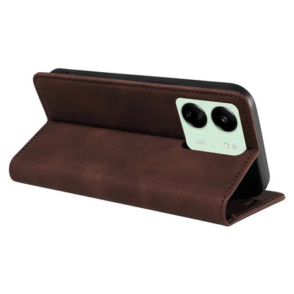 BETOPNICE 003 for Xiaomi Redmi 13C 4G / Poco C65 4G Case RFID Blocking Phone Foldable Stand Cover