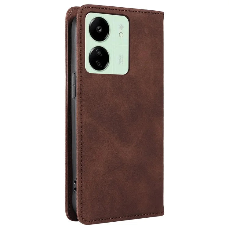 BETOPNICE 003 for Xiaomi Redmi 13C 4G / Poco C65 4G Case RFID Blocking Phone Foldable Stand Cover