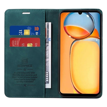 BETOPNICE 003 for Xiaomi Redmi 13C 4G / Poco C65 4G Case RFID Blocking Phone Foldable Stand Cover