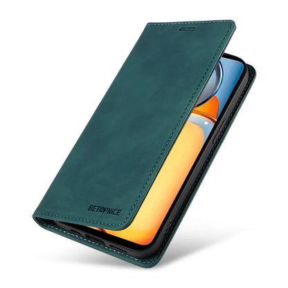 BETOPNICE 003 for Xiaomi Redmi 13C 4G / Poco C65 4G Case RFID Blocking Phone Foldable Stand Cover