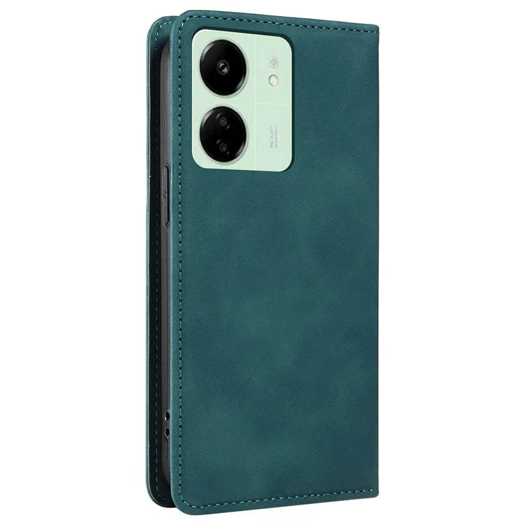 BETOPNICE 003 for Xiaomi Redmi 13C 4G / Poco C65 4G Case RFID Blocking Phone Foldable Stand Cover