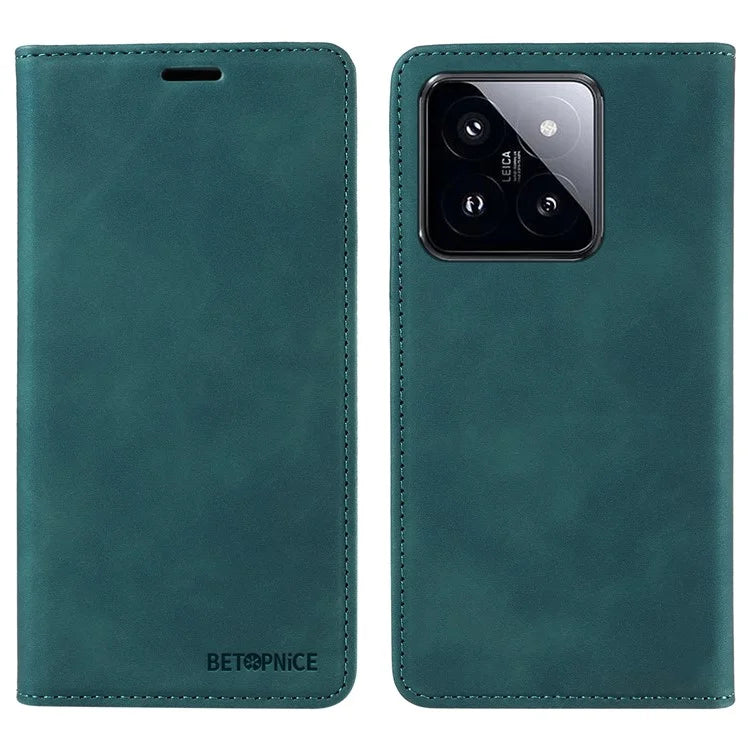 BETOPNICE 003 for Xiaomi 14 Pro Case Well-protected RFID Blocking Phone Stand Cover