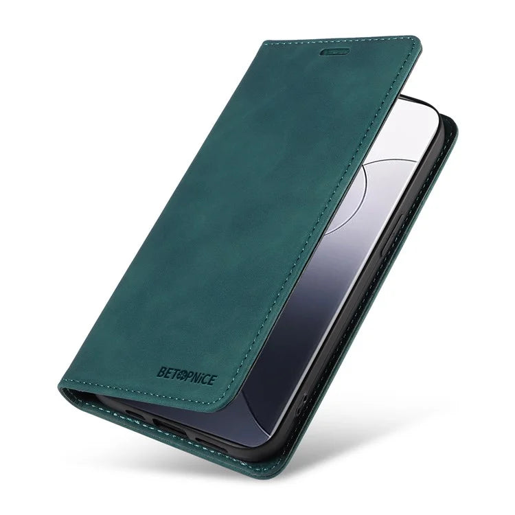 BETOPNICE 003 for Xiaomi 14 Pro Case Well-protected RFID Blocking Phone Stand Cover