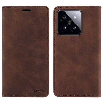 BETOPNICE 003 for Xiaomi 14 Pro Case Well-protected RFID Blocking Phone Stand Cover