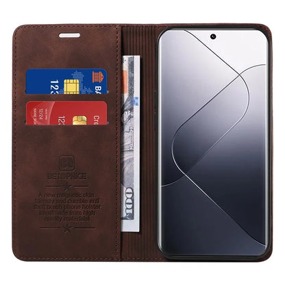 BETOPNICE 003 for Xiaomi 14 Pro Case Well-protected RFID Blocking Phone Stand Cover